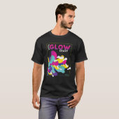 T-shirt Glow Party Faisons la fête (Devant entier)