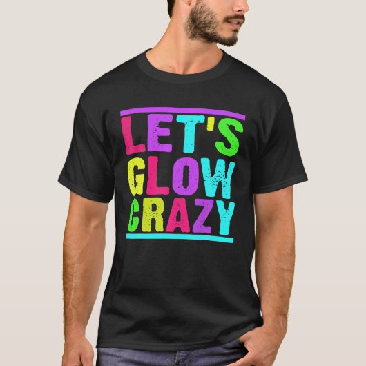 T-shirt Glow Party Faisons la fête (Devant)