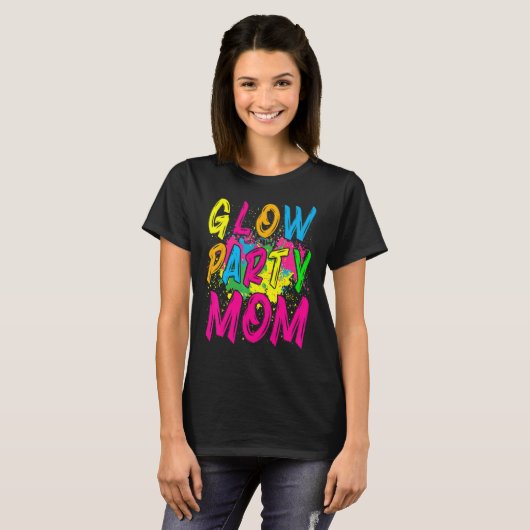 T-shirt Glow Party Glow Party Vêtements Glow Party pour ma (Devant entier)