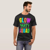 T-shirt Glow Party Squad Neon Lights Party 1 (Devant entier)