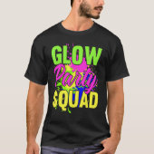 T-shirt Glow Party Squad Neon Lights Party 2 (Devant)