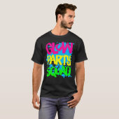T-shirt Glow Party Squad P Aint Spl Atter Effet Glow Part (Devant entier)