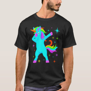 T-shirt Glow Party Unicorn Squad Neon Lights Party