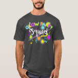 T-shirt Glow Squad Birthday Neon  Funny Celebration Kids<br><div class="desc">Glow Squad Birthday Neon  Funny Celebration Kids . Check out our birthday t shirt selection for the very best in unique or custom,  handmade pieces from our shops.</div>