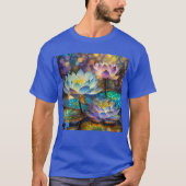 T-shirt Glowing Lotus Flowers Trio (Devant)