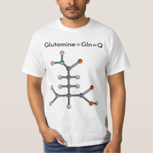 T-shirt Glutamine (acide aminé)