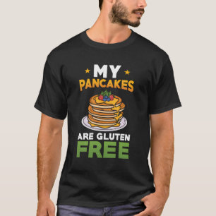 T-shirt Gluten Libre Gluten Allergie Mes Pancakes Sont Glu