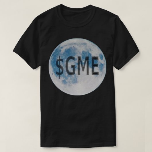 T-shirt GME Memestock est Moonstock Stonks (Design devant)