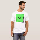 T-shirt Gn - Symbole périodique de la table de chimie Gnom (Devant entier)
