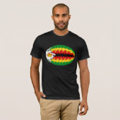T-shirt Gnarly de drapeau du Zimbabwe (Devant entier)