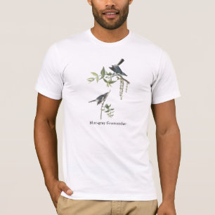 T-shirt Gnatcatcher Bleu-gris, John Audubon