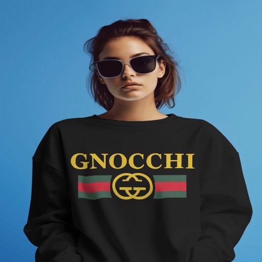 T-shirt Gnocchi drôle de nourriture Designer Logo chemise