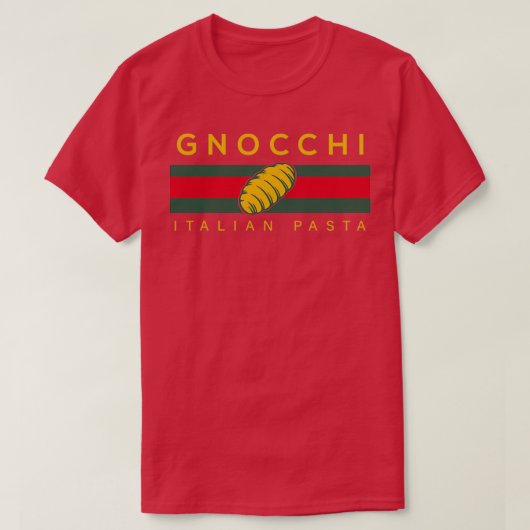 T-shirt Gnocchi vintage Italian pasta (Design devant)