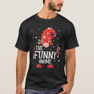T-shirt Gnome amusant jumelé famille Noël Gnome
