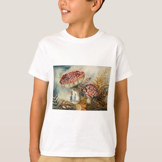 T-shirt gnome aquarelle (Devant)