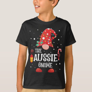T-shirt Gnome Aussie Matching Famille Gnome de Noël P