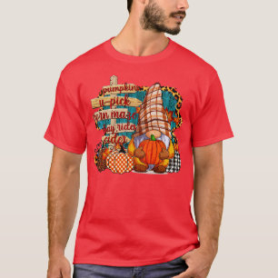 T-shirt Gnome automne citrouille upick maïs labyrinthe foi
