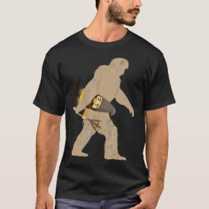 T-shirt Gnome Bigfoot transportant Gnome Drôle Cadeau