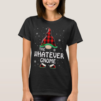 T-shirt Gnome Buffalo Plaid Matching Family Chris
