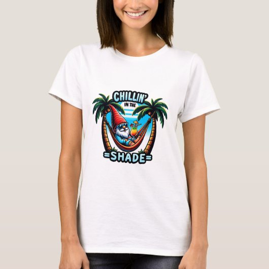 T-shirt Gnome Chillin À L'Ombre (Devant)