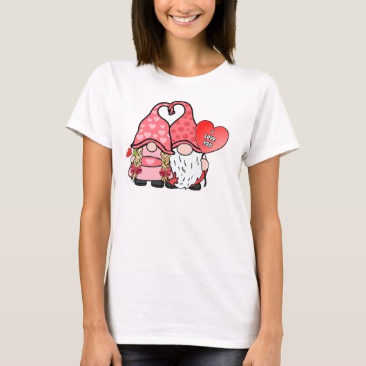 T-shirt Gnome Couple (Devant)