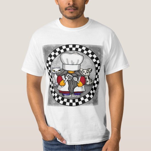 T-shirt Gnome de chef (Devant)
