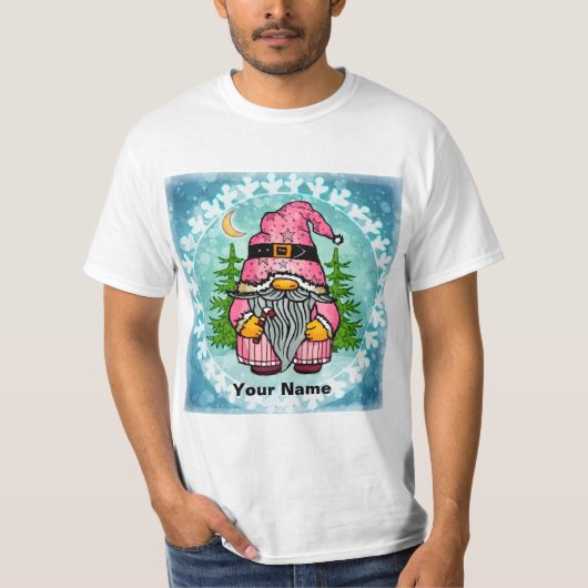 T-shirt gnome de Noël (Devant)