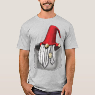 T-shirt Gnome De Noël Dans Une Poche