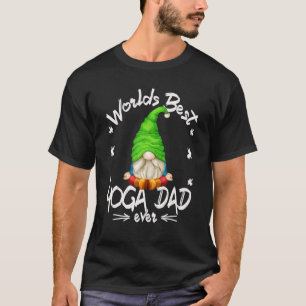 T-shirt Gnome de yoga pour hommes Hippie Meilleur papa de