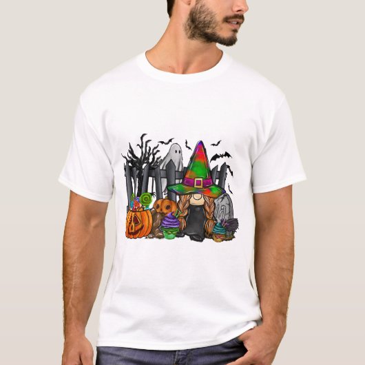 T-shirt Gnome d'Halloween (Devant)