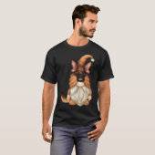 T-shirt Gnome Drôle En Costume Berger Allemand Pour Chien (Devant entier)