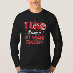 T-shirt Gnome drôle J'aime être un enseignant de 1ère anné
