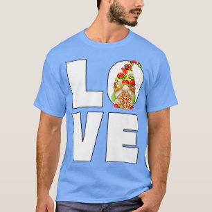 T-shirt Gnome Drôle Pour Italien Vacances D'Été Filles Amo