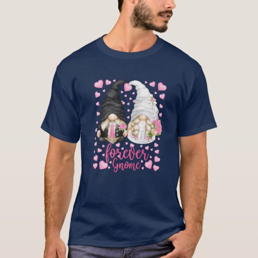 T-shirt Gnome drôle pour toujours - Mariée unique Mariage  (Devant)
