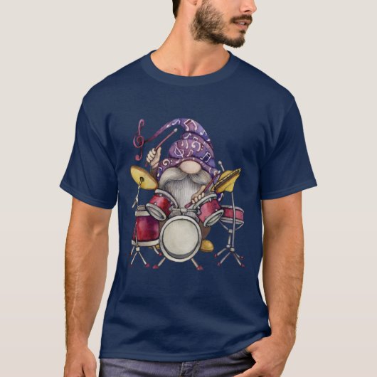 T-shirt Gnome Drummer (Devant)
