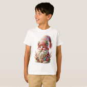 T-shirt Gnome en fleurs  (Devant entier)