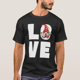 T-shirt Gnome enseignant pour femmes lisant des livres aim