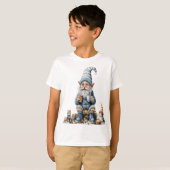 T-shirt Gnome et saison d'hiver (Devant entier)