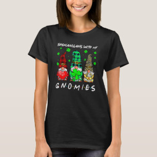 T-shirt Gnome Fête de la Saint-Patrick avec mes Gnomies