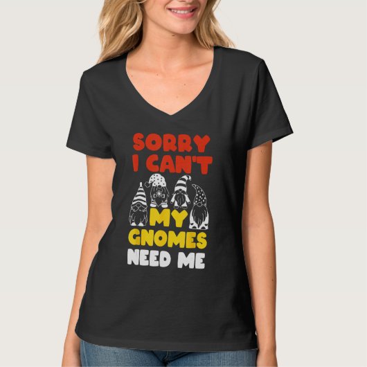 T-shirt Gnome Gardening For Gnome Gardener Gnomes Addict (Devant)