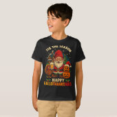 T-shirt Gnome Hallothanksmas jupe Halloween Thanksg (Devant entier)