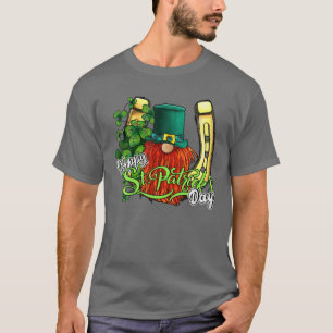 T-shirt Gnome Happy St. Patrick's Day St Pattys Horseshoe