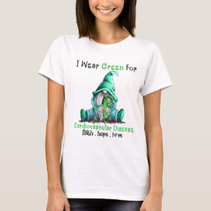 T-shirt Gnome I use du vert pour les maladies cardiovascul