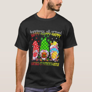 T-shirt Gnome Joyeuse Saint-Valentin Saint-Patrick Pâques