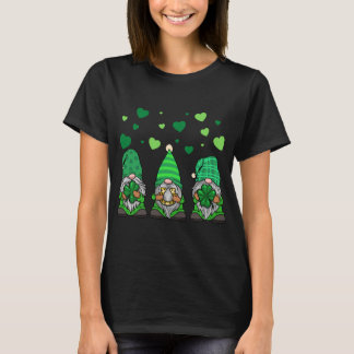 T-shirt Gnome Leprechaun Gnomes Verts Tomte St. Patrick