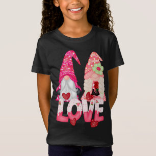 T-Shirt Gnome Love Couple Valentine's Day mignonne Gnomes