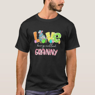 T-shirt Gnome Love Être Appelé Granny Pâques Famille M