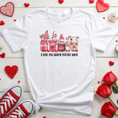 T-shirt Gnome Love Valentine