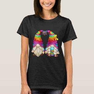 T-shirt Gnome Mignonne En les années 70 Tenue Montre La Pa