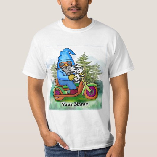 T-shirt Gnome motard (Devant)